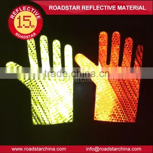 Double Reflective Side Pvc Prismatic Reflective Glove for Police thumbnail-4
