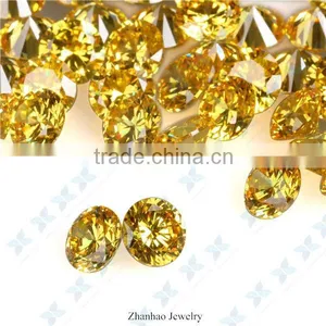 Round Shape Top Sale Star Cut Rough Synthetic CZ Stone thumbnail-1