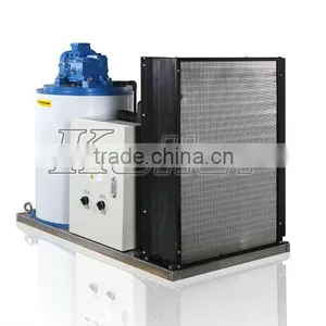 2016 New Design 1ton/day Flake Dry Ice Machine With Ice Bin for Fishing Equipment KP10 thumbnail-3