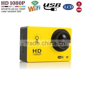 HD 1080P Sport Action Camera DV Car DVR WIFI H.264 170degree Fish Eye Lens 2inch Screen thumbnail-4