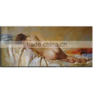 Nude Woman Oil Painting Impressionist Style thumbnail-1