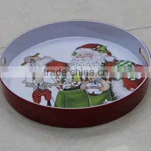 100%melamine Round Tray thumbnail-1