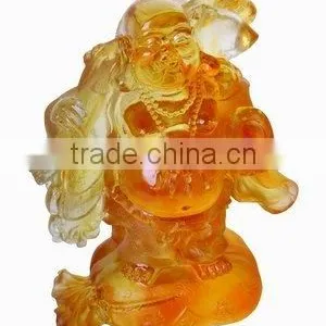 WF002 WF003 Crystal Crafts--the Happy Buddha Statue thumbnail-1
