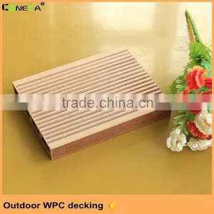 Hot Sale Recyclable Wood Plastic Composite Board for Outdoor WPC Decking thumbnail-5