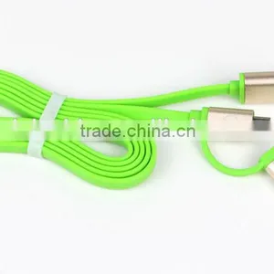 Two-in-one Usb Cable Male to Micro 5pin to I5/I6 With Aluminum Shell thumbnail-3