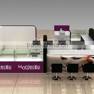 Mall Nail Bar Kiosk for Manicure | Nail Bar Kiosk Design | Nail Beauty Kiosk Design for Sale thumbnail-3