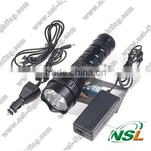 Super Bright 24W HID Flashlight Xenon Torch HID Spotlight Searching Light thumbnail-1