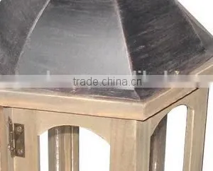 Small Camping Wooden Lantern Garden Decoration thumbnail-4