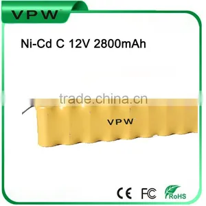 High Temperature Rechargeable Nicd C 12V 2800mAh Battery thumbnail-1