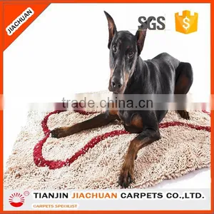 80% Polyester 20% Polyamide Chenille Microfiber Food Feeding Pet Mat thumbnail-5