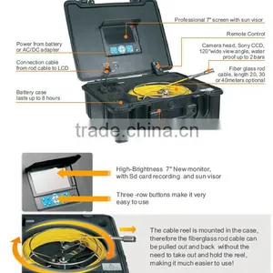 512Hz Sonde CCTV Pipe Inspection Camera For Pipeline/Underwater Sewage Inspection thumbnail-6