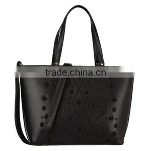 Fashion Ladies Embroideried Pu Handbag thumbnail-1