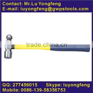 Finely Polished Ball Pein Hammer With Fiber Handle thumbnail-1