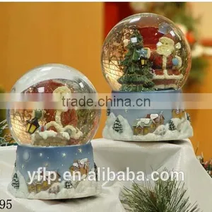 Resin Christmas Craft, Santa Claus Resin Christmas Craft, Snow Globe Resin Christmas Craft thumbnail-4