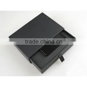 Chinese Factories Wholesale Custom Cardboard Jewelry Box, Black Beautiful Gift Box thumbnail-1