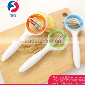 2 In 1 Citrus Carrot Orange Apple Potato Peeler Manual Fruit Magic Stainless Steel Vegetable Peeler thumbnail-1