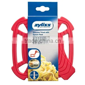 Silicone Trivet Mat Table Decoration Cooking Heat Resistant Silicone Trivet thumbnail-4