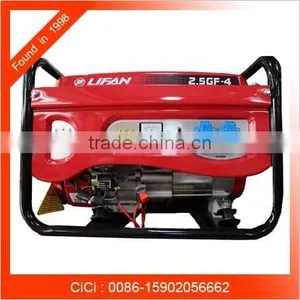 Portable LIFAN Generator Price , 2.5GF-4 LIFAN Gasoline Generator With Battery, 2.8kva LIFAN Gasoline Generator Key Start thumbnail-1