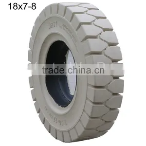 Chinese Top Brand WonRay Forklift Non Marking Pneumatic Solid Rubber Tires 600-9 4.00-8 thumbnail-2