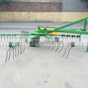 Tractor 3 Point Connection Rotary Wheel Hayrake Wheel Hay Rakes Used to Pick up Straw and Corn Stover thumbnail-4