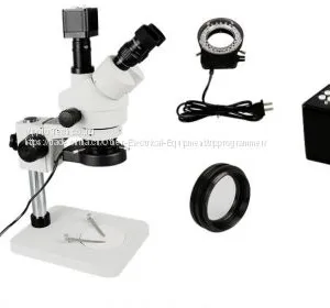 New Arrivals VGA Video Camera 7-45X Trinocular Stereo Microscope for Phone Logic Board Repair thumbnail-1