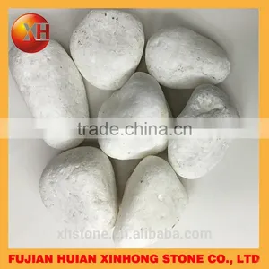 Natural Quartz White Pebble Stone for Garden Cheap thumbnail-3
