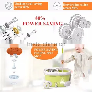 Vivinature Stainless Steel Deluxe Rolling Spin Mop thumbnail-6
