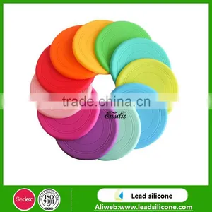 Lovely Pet Toy Silicone Flying Disc, Silicone Flying Saucer For Outdoor Sports,pet Frisbee thumbnail-3