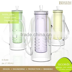 Foodgrade Newest Design Glass Microwavable New Fashion Teapot thumbnail-5