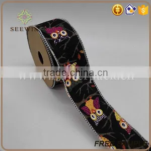 Grosgrain Artificial Jute Custom Printed Ribbon thumbnail-3