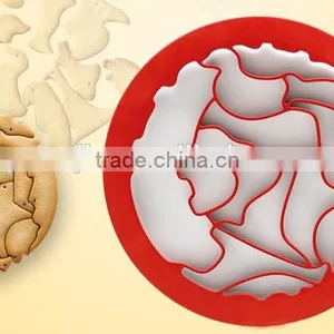 Wholesale Stock Small Order Plastic Animal Cookie Mould,Bake Mould thumbnail-1