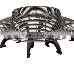 Cast Iron Street Leisure Long Bench With Back thumbnail-2