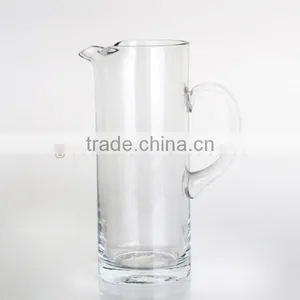 Clear Water Glass Pitcher Glass Juice Pitcher thumbnail-1