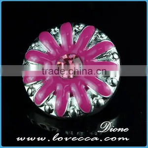 Colorful 18mm Metal Snap Buttons DIY Jewelry for Rings ,bracelet and Necklace thumbnail-1