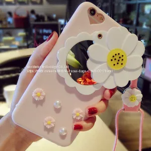 Pretty Mirror Case Cover Silicone Cell Phone Case Mobile Phone Cases for IPhone7/7Plus/6/6s/6plus/6splus Soft Tpu Case thumbnail-1