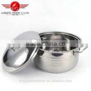 Chinese Factory Wholesale High Quality Magnetic Stainless Steel Cookware Set/cooking Pot Set thumbnail-1