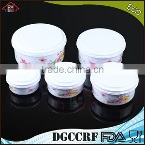 NBRSC 5pcs Plastic Food Storage Box Stackable Food Container Set Nested Packing thumbnail-2