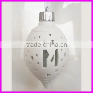 Factory Direct Ceramic Hanging LED Lantern for Christmas Decoration thumbnail-2