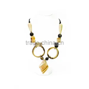 Newest High Quality Vietnam Buffalo Horn Necklace 2015/buffalo Horn Jewelry/ Buffalo Horn Pendant thumbnail-2