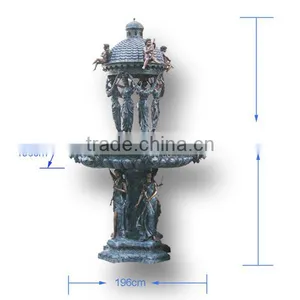 2015 Hot Sale Mordern Home Decor Bronze Outside Water Fountain thumbnail-3