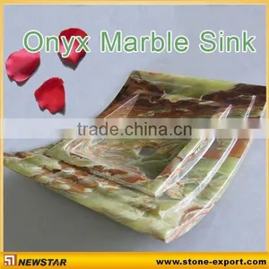 Green Onyx Marble Vessel thumbnail-1