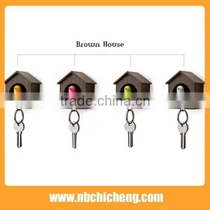 Plastic House Shaped Keychain thumbnail-3