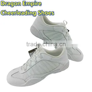 Pure White Unisex Cheerleading Dance Shoes Soft Durable Sole Athletic Training Dancing Shoes thumbnail-1