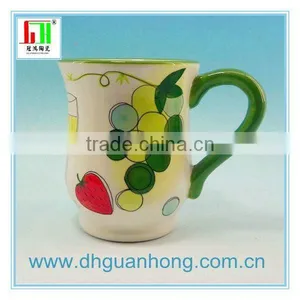 Hand Painted Ceramic Mug With Handle thumbnail-1