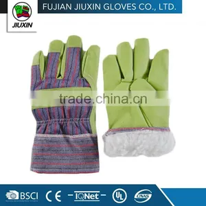 JX68A114 Multipurpose Different Colors Yellow Full PVC Impregnated Gloves thumbnail-5