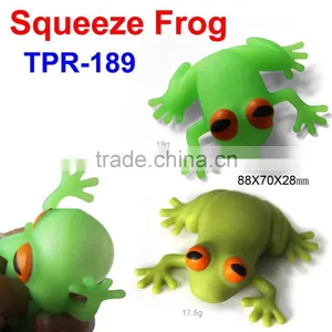 Soft Plastic Squeeze Frog Toys thumbnail-1