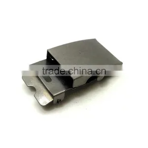 High Quality, Hot Sale1 Inch Garment Cloth Metal Stamping Steel Military Buckle Antique Nickel Plate With Tip thumbnail-2