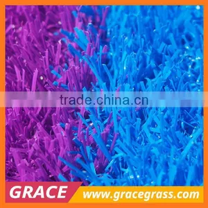 Stem Fiber Color Artificial Synthetic Grass for Playground Popular in Australia Market thumbnail-6