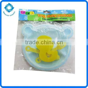 3PC Plastic Kids Dinner Set thumbnail-1