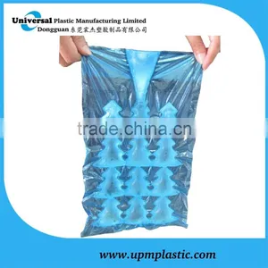 HDPE/LDPE Transparent Light Blue Ice Cube Bag thumbnail-1